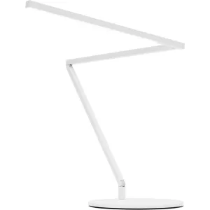 Z-Bar Gen 4 Matte White Modern Neutral White LED Desk Lamp