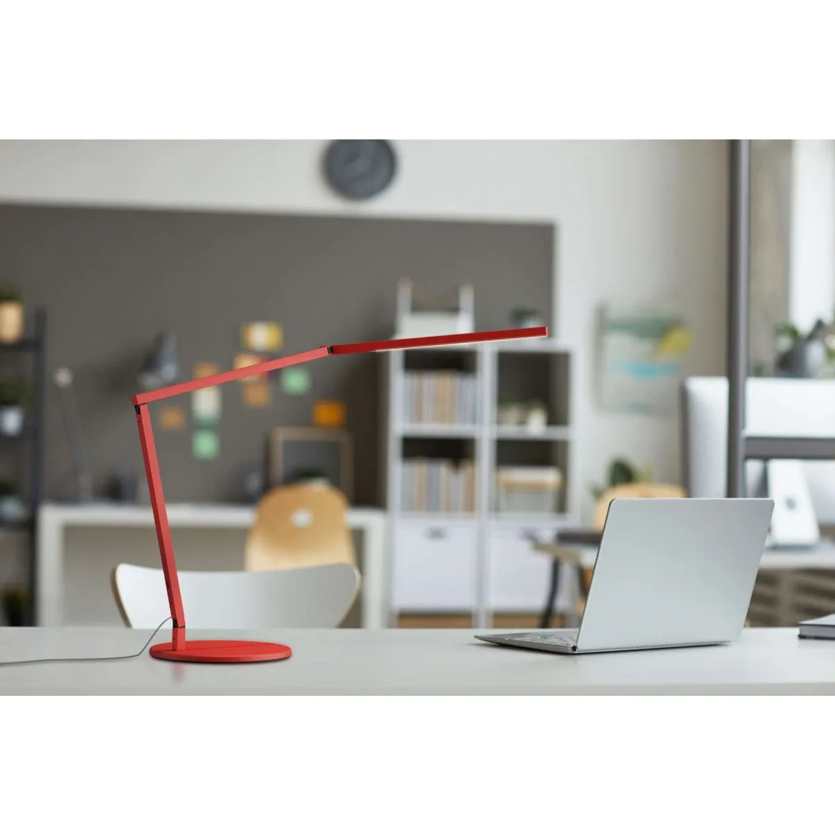 Z-Bar Mini Gen 4 Matte Red Modern Neutral LED Desk Lamp