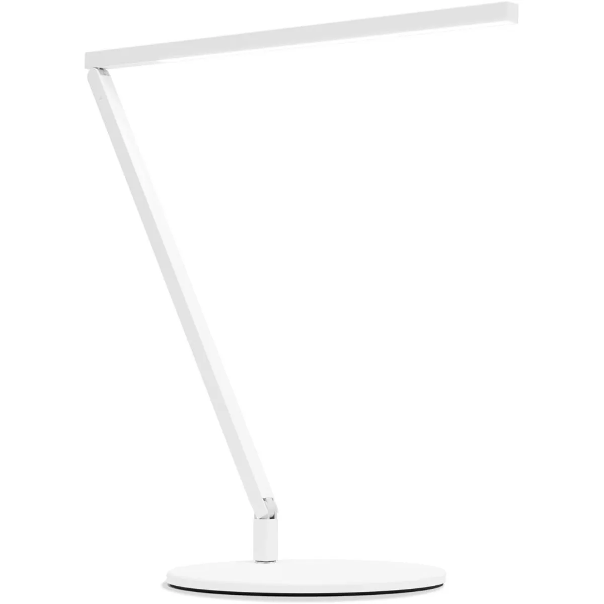 Z-Bar Solo Gen 4 Matte White Contemporary Neutral White LED Desk Lamp