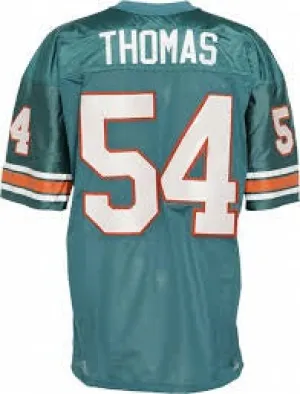 Zach Thomas Miami Dolphins Throwback Football Jersey