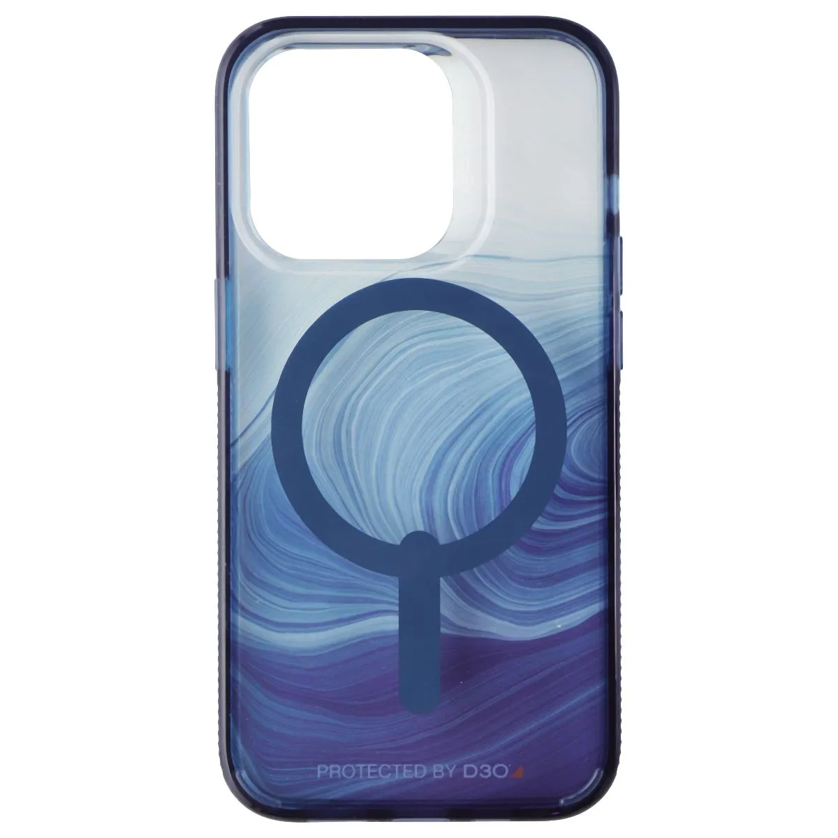 ZAGG Gear4 Milan Snap Series Case for MagSafe for iPhone 14 Pro - Blue Swirl