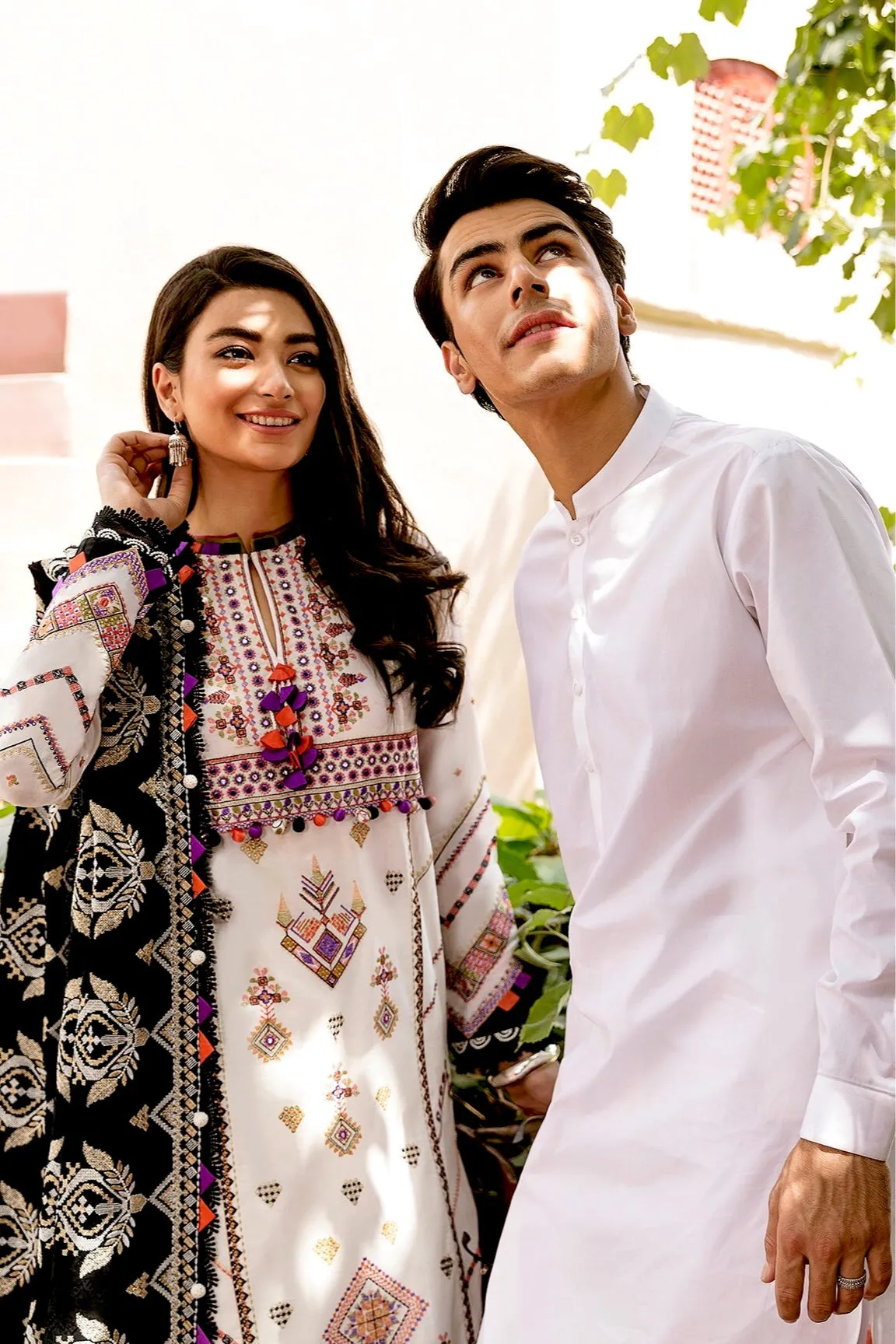 Zaha by Khadijah Shah Festive Lawn Collection 2021 – SANAYA (ZF21-04)