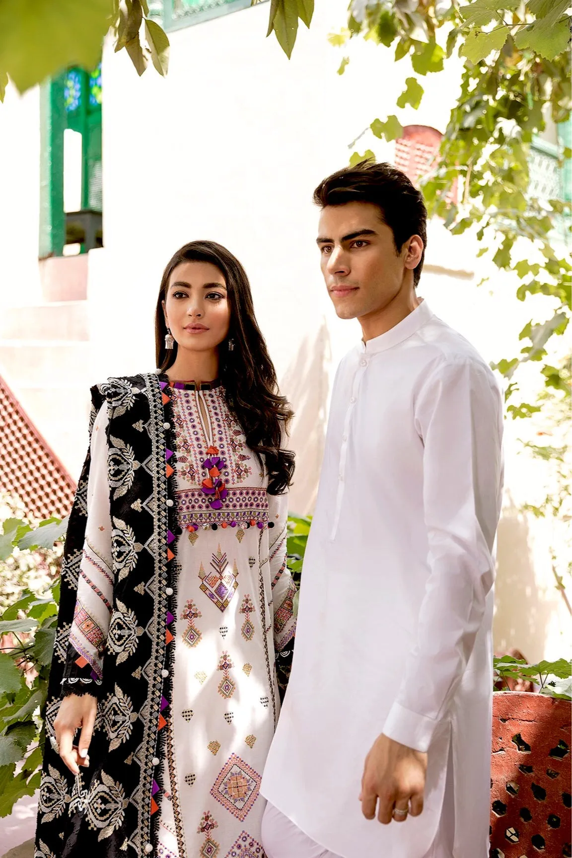 Zaha by Khadijah Shah Festive Lawn Collection 2021 – SANAYA (ZF21-04)