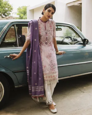 Zaha Chandni Festive Eid Lawn Collection 2019 – Qirat (ZF2-04)