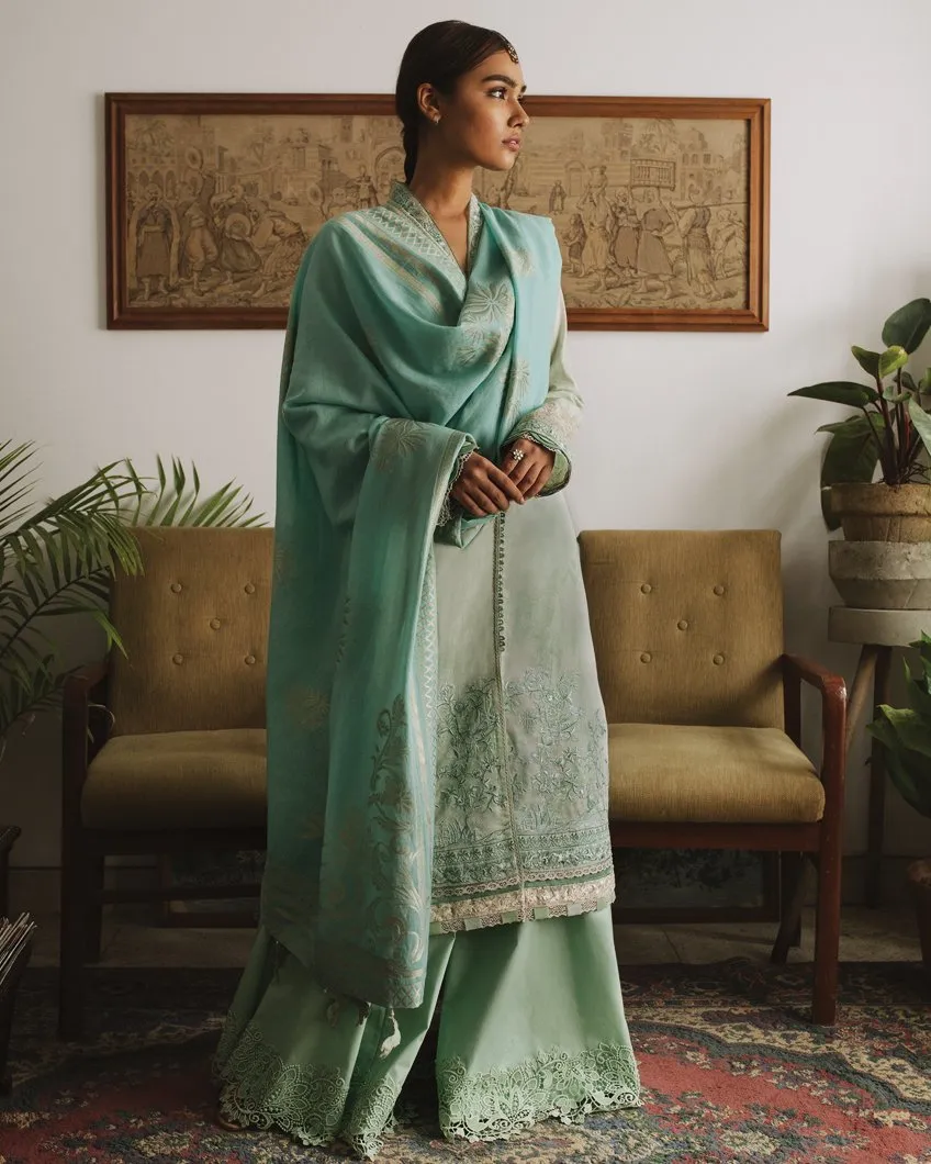 Zaha Chandni Festive Eid Lawn Collection 2019 – Ruksana (ZF2-02)