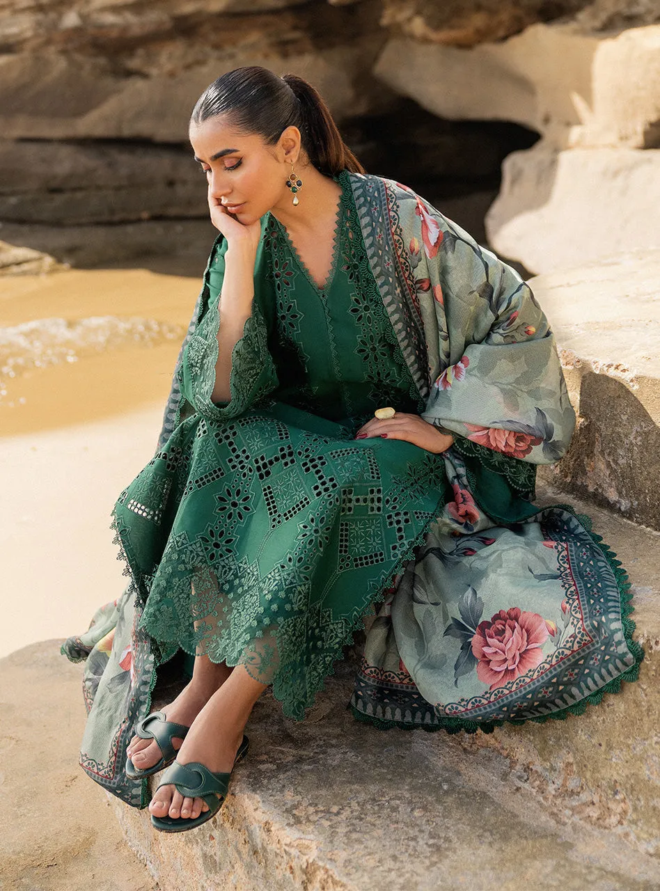 Zainab Chottani Chikankari Luxury Lawn Collection 2024 – Aysel - 1A