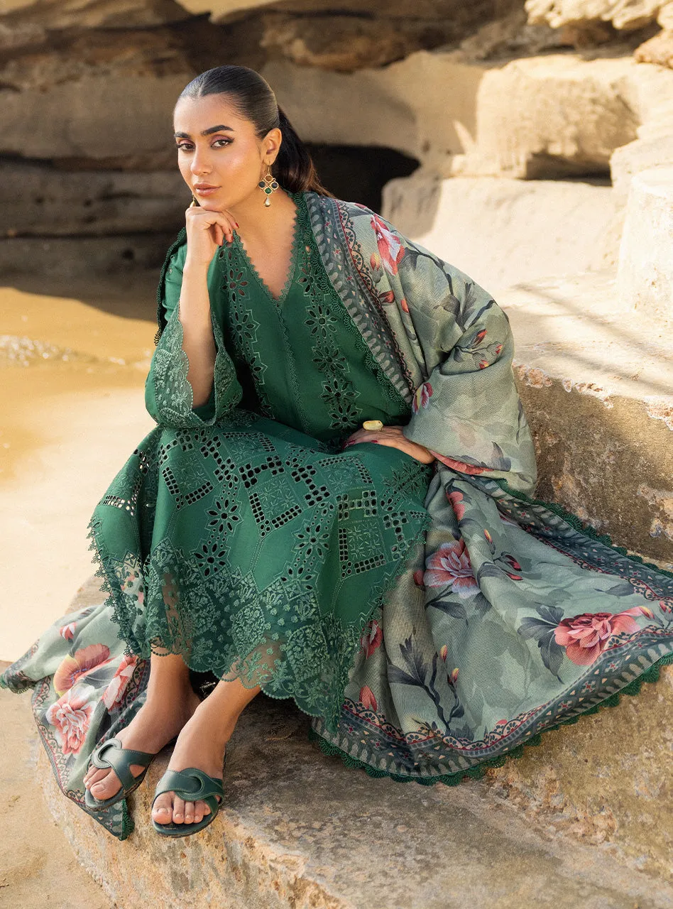 Zainab Chottani Chikankari Luxury Lawn Collection 2024 – Aysel - 1A