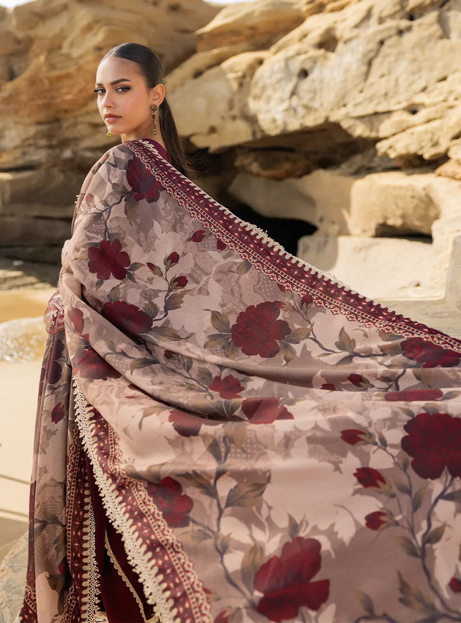 Zainab Chottani Chikankari Luxury Lawn Collection 2024 – Aysel - 1B