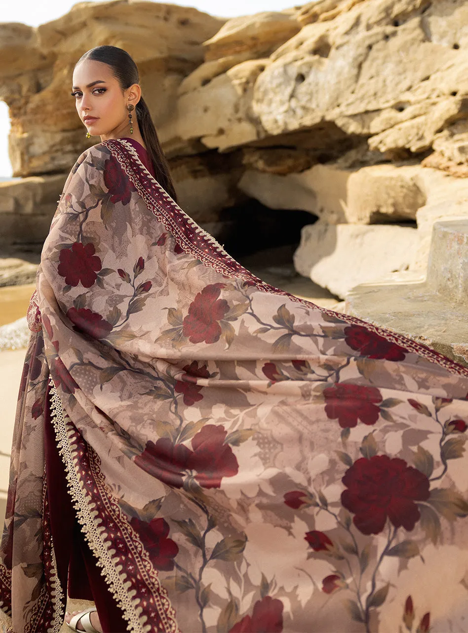 Zainab Chottani Chikankari Luxury Lawn Collection 2024 – Aysel - 1B