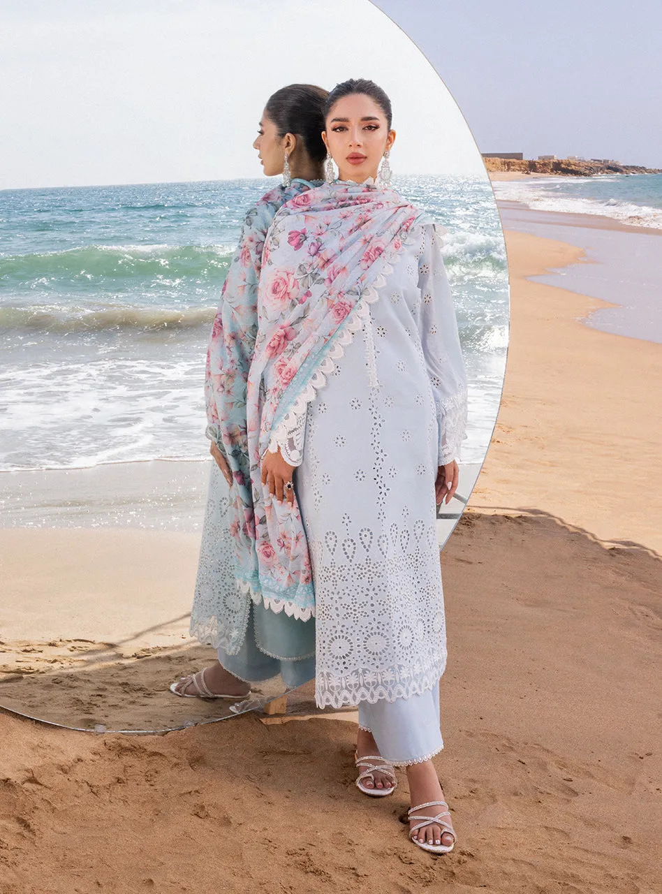 Zainab Chottani Chikankari Luxury Lawn Collection 2024 – Nora - 2B