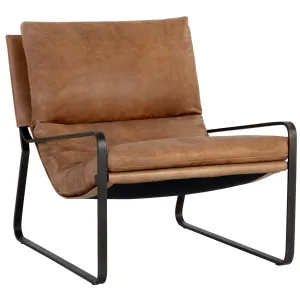 Zancor Leather Chair, Tan