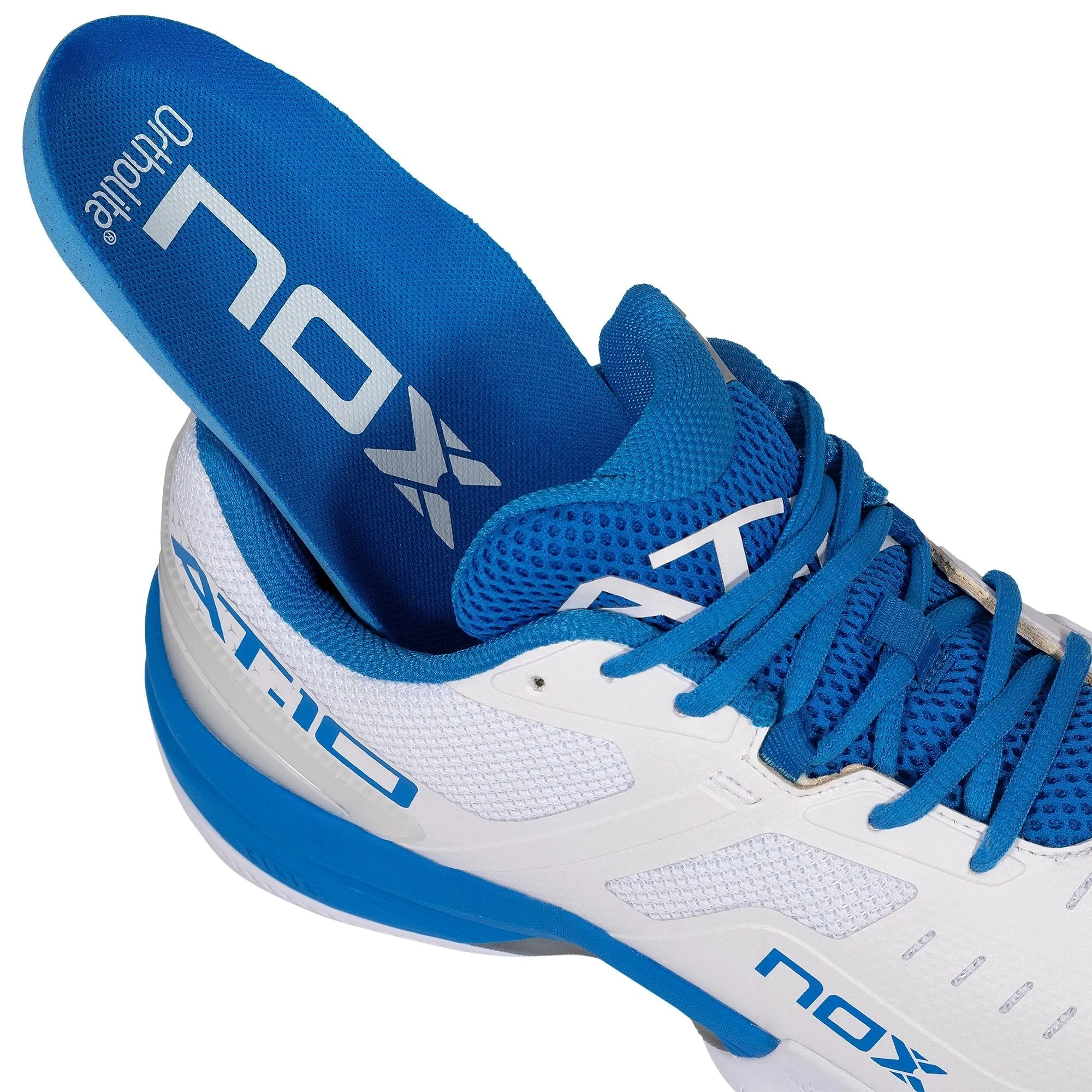 Zapatillas de Pádel Nox AT10 PRO Blanco/Azul