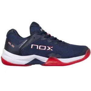 Zapatillas de Pádel Nox ML10 HEXA Azul marino/Rojo