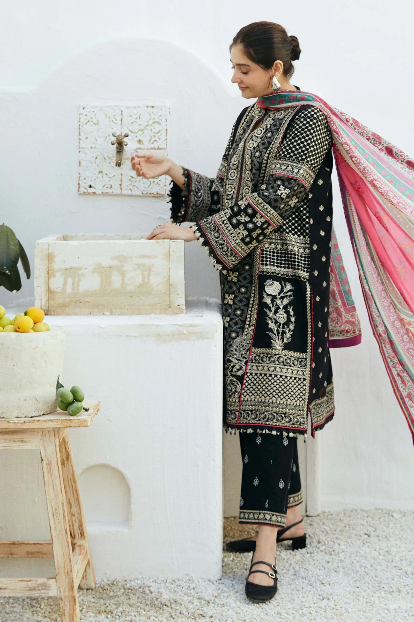 Zara Shahjahan X Durefishan · Coco Lawn Eid Edit 2024 – TAJ-D6