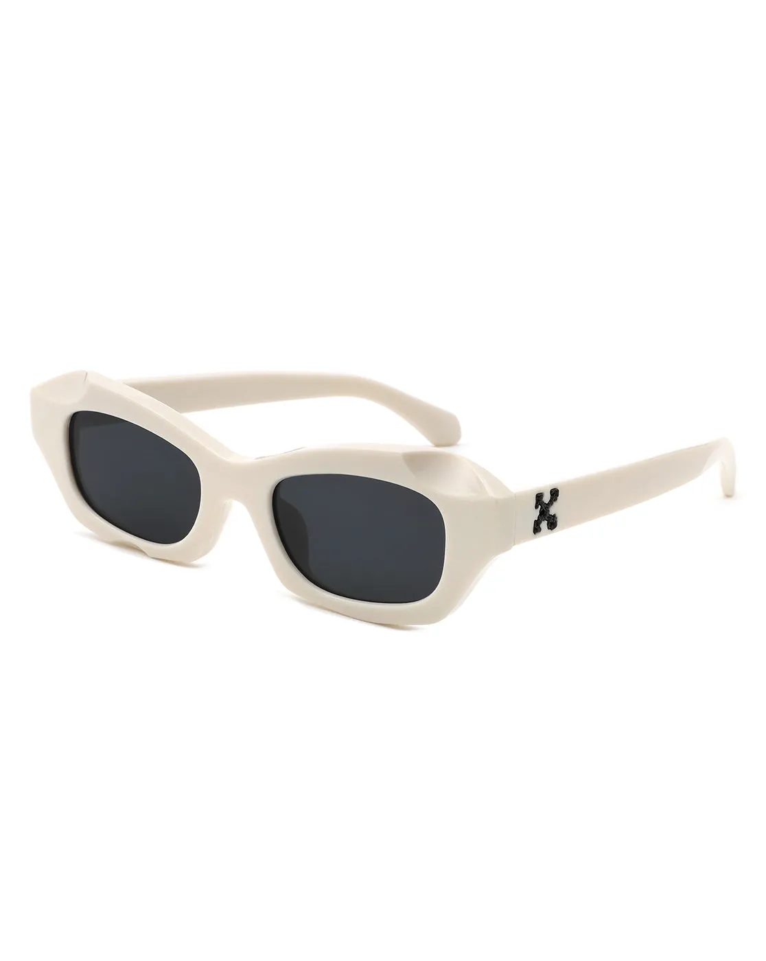 Zarael - Women's Retro Narrow Cat Eye Square Fashion Sunglasses