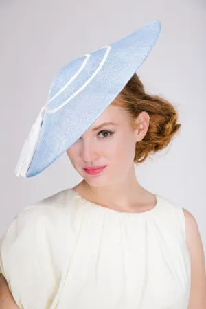 Zarkava Pyramid Shape Derby Hat with Large Tassels