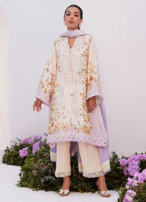 Zaza Prints '24 - Amethyst Trellis Shirt And Dupatta