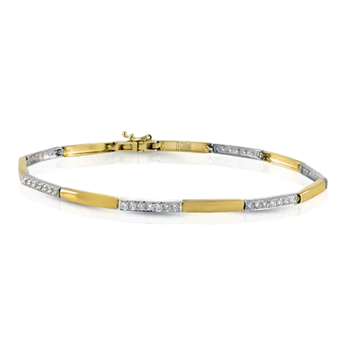 ZB144 Bracelet in 14k Gold with Diamonds