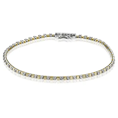 ZB822 Bracelet in 14k Gold with Diamonds