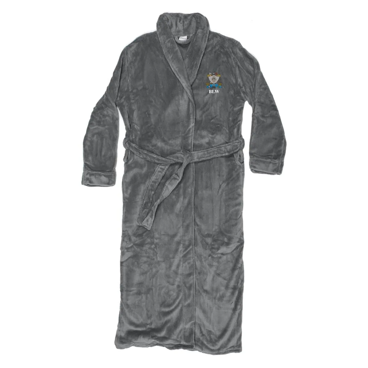 ZBT Personalized Charcoal Ultra Soft Robe