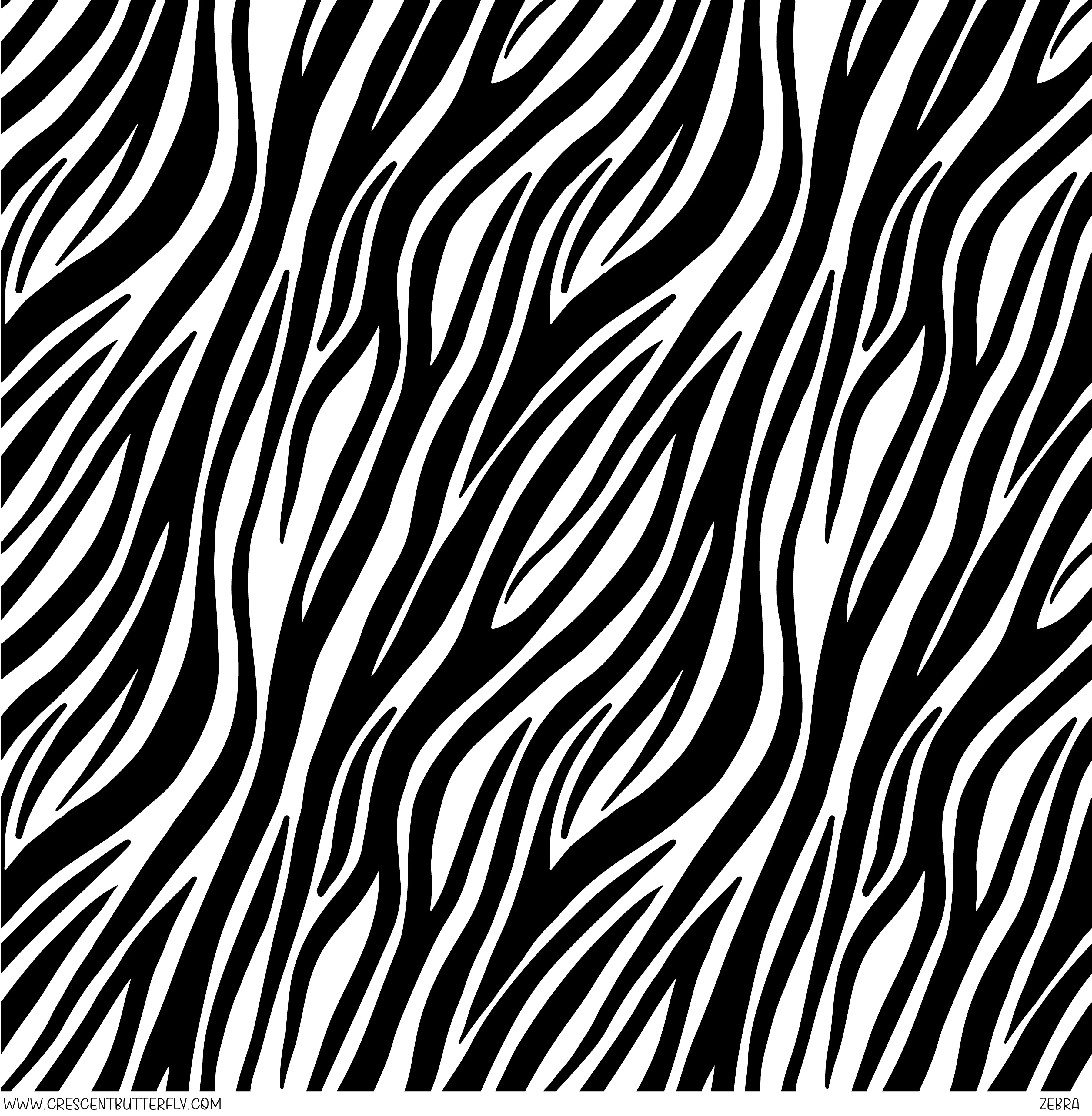 Zebra Vinyl Sheet/Wrap