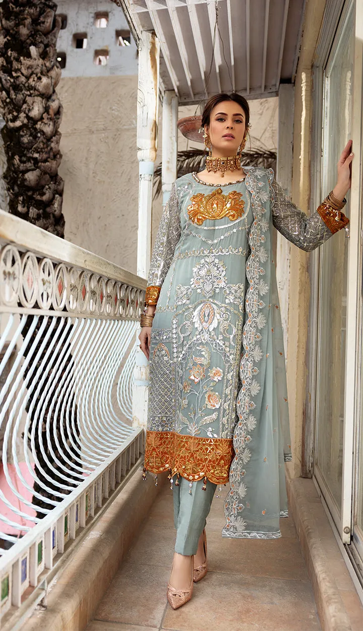 Zeenat Luxury Chiffon Collection by Zebtan – ZN-06