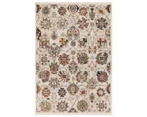 Zefira ZFA20 Cream/Red Rug