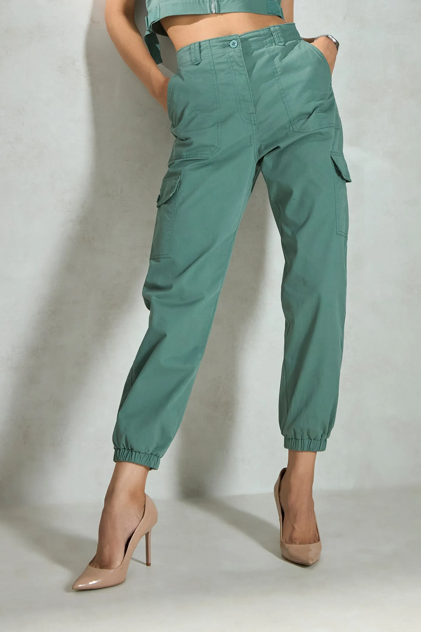 Zelda|Cotton Cargo Joggers