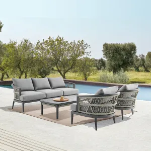 Zella 4-Piece Outdoor Conversation Set