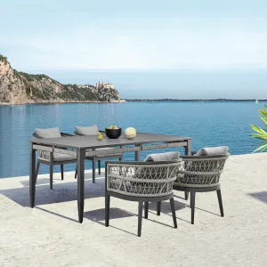 Zella 5-Piece Outdoor Dining Set