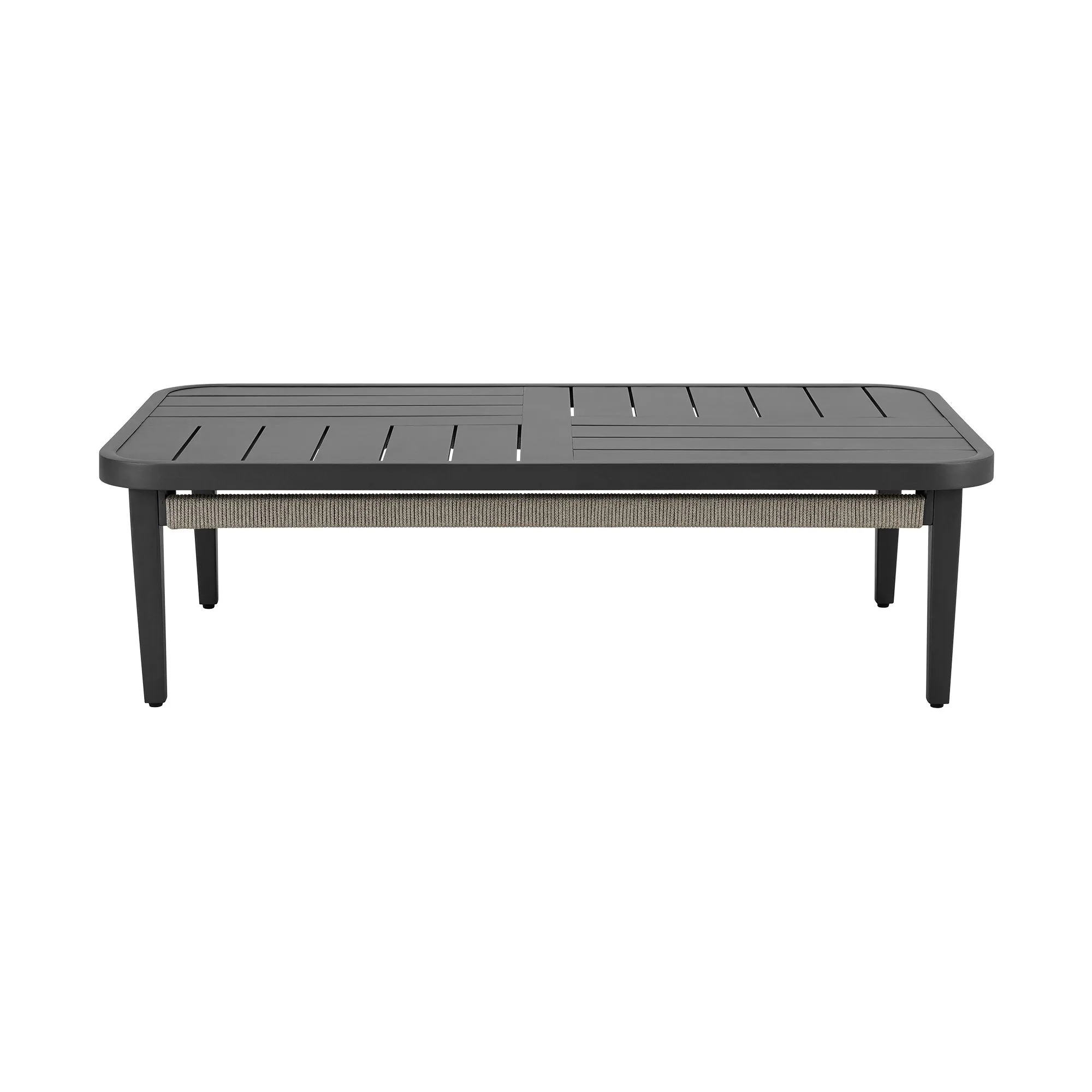 Zella - Rectangular Coffee Table - Charcoal / Light Gray