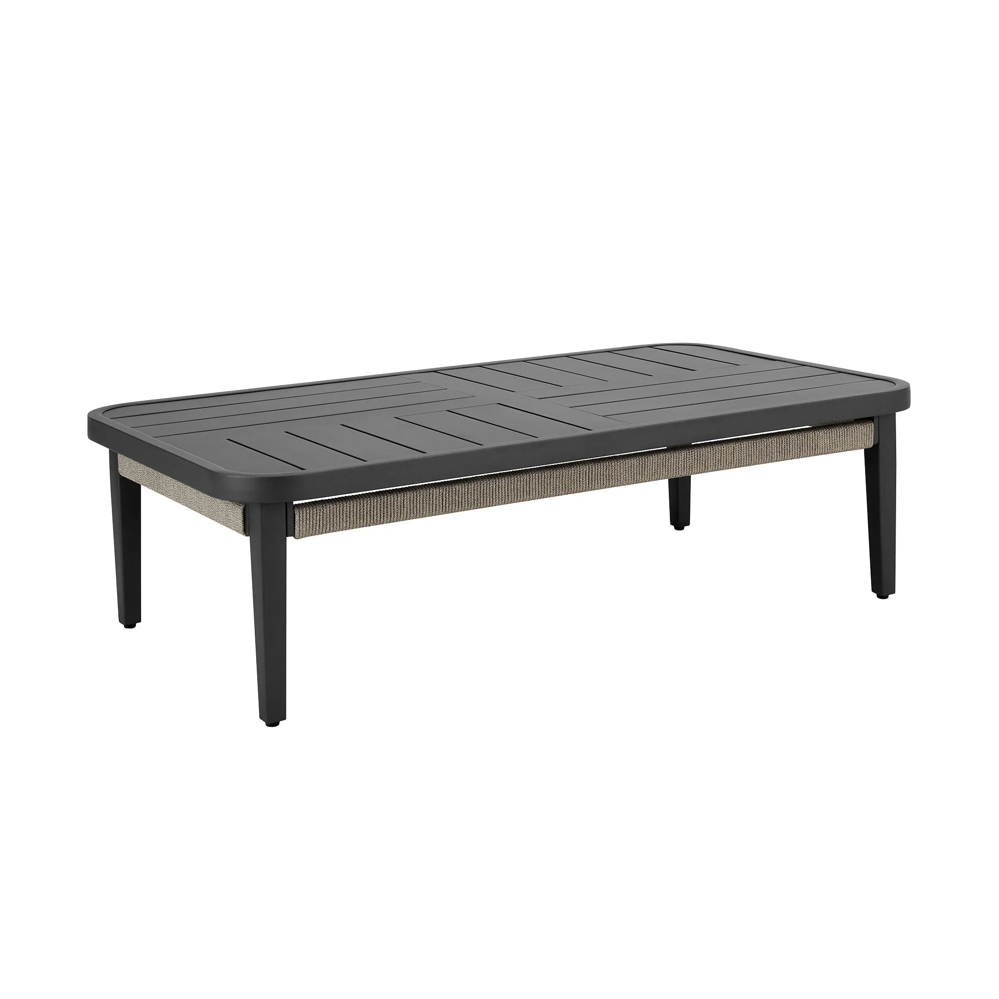 Zella - Rectangular Coffee Table - Charcoal / Light Gray