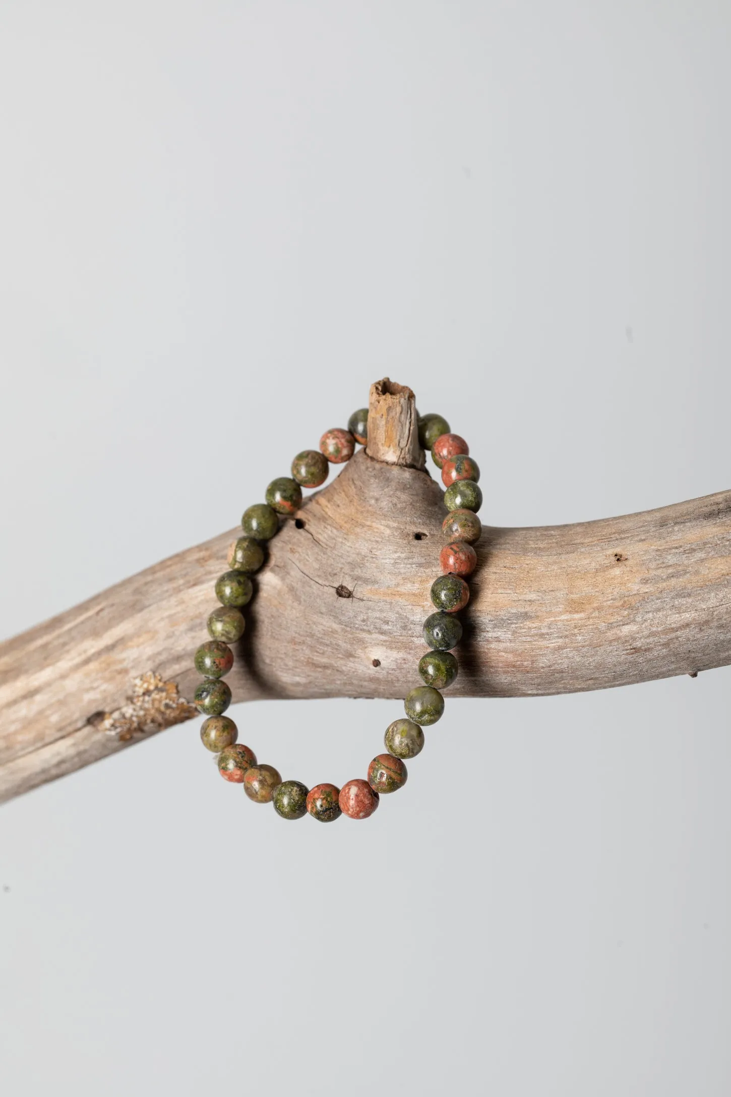 Zen Stretchy Beaded Gemstone Bracelet