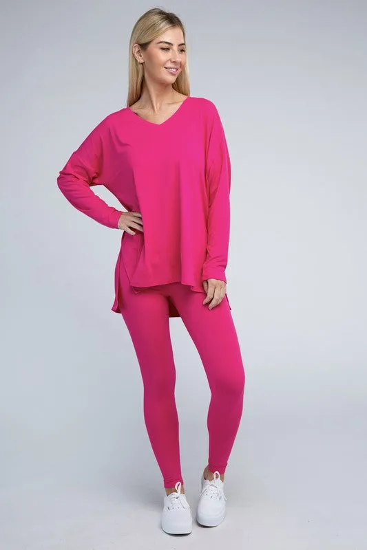 Zenana Buttery Loungewear Set