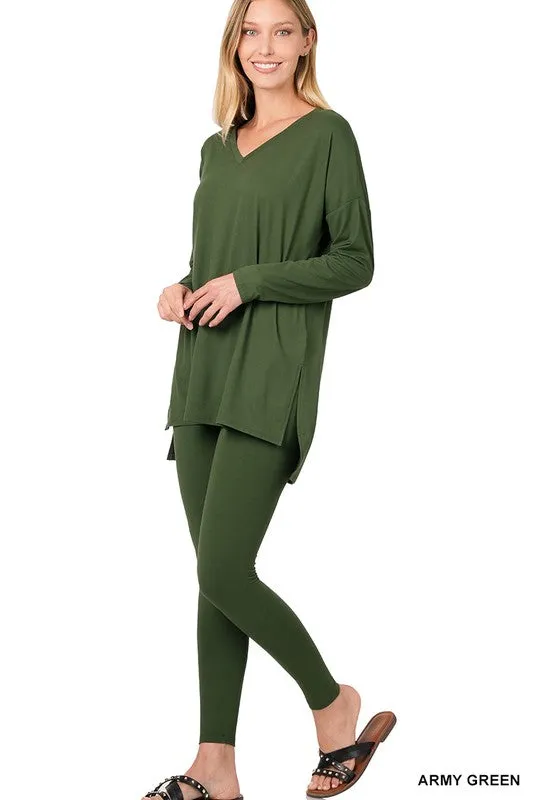 Zenana Buttery Loungewear Set