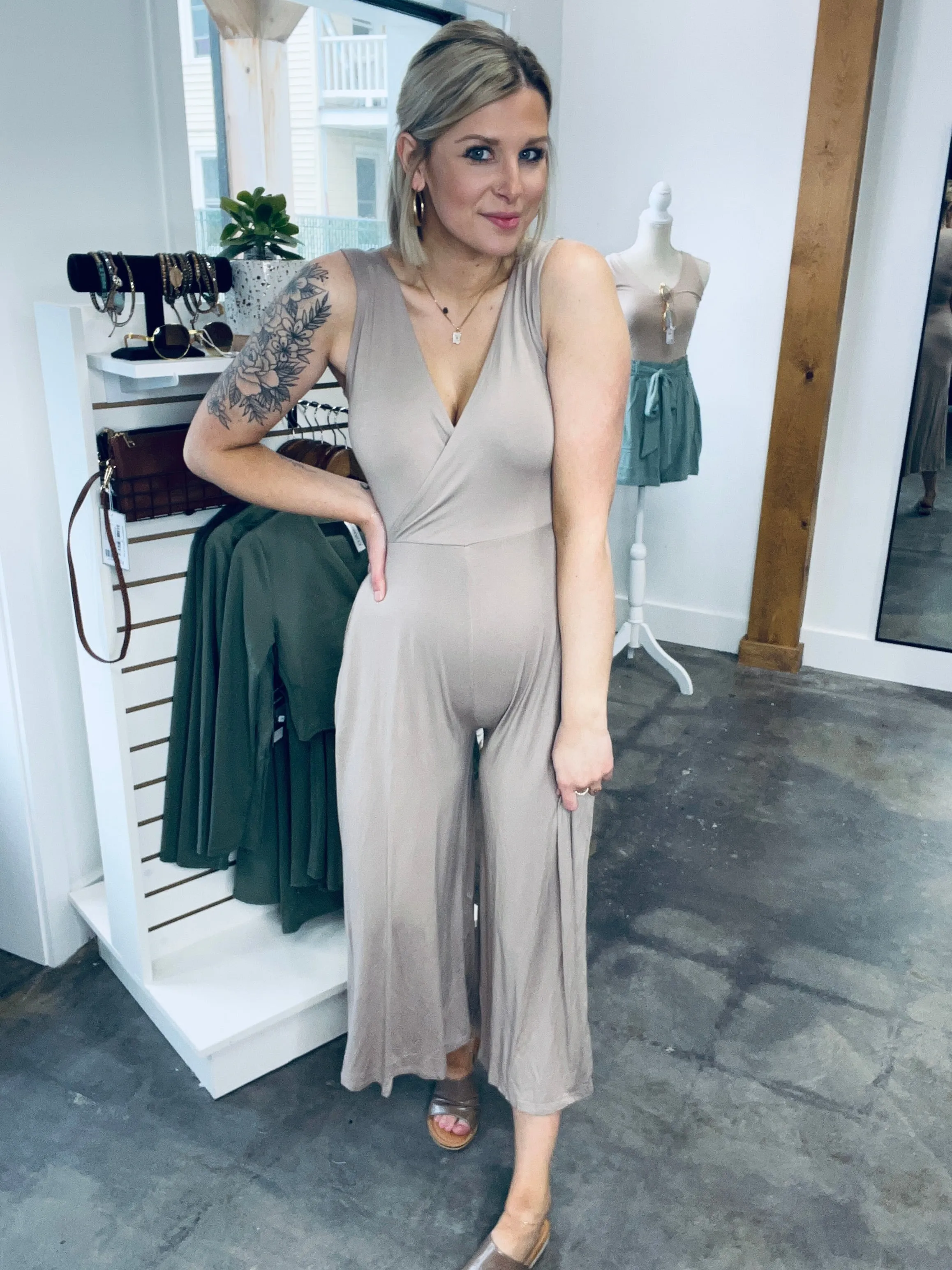 Zenana Lover Sleeveless Jumpsuit