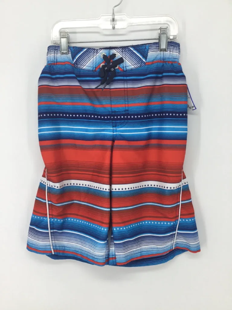 Zero Xposur Child Size 10 Red Stripe Swimwear - boys