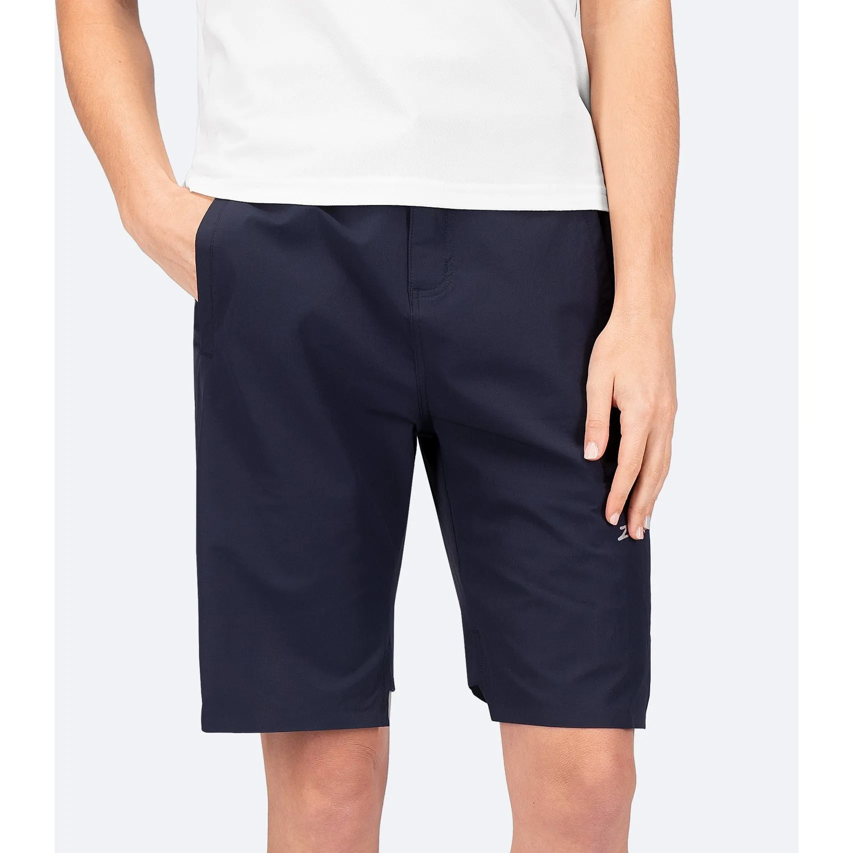 Zhik Womens Stretch Fast Dry Deck Shorts Navy