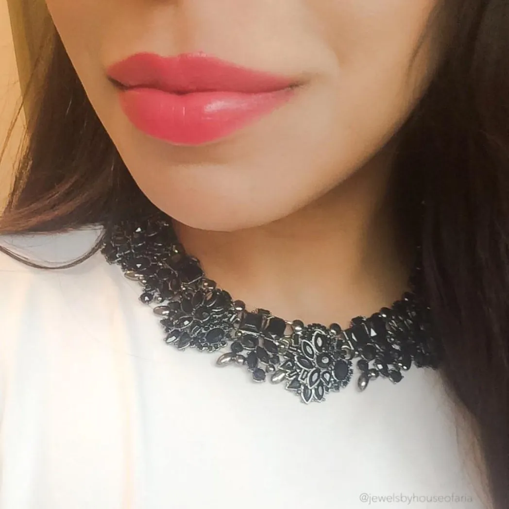 ZIA Black Statement Necklace