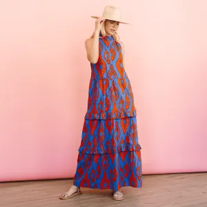 Zicatela Ikat Maiz Dress