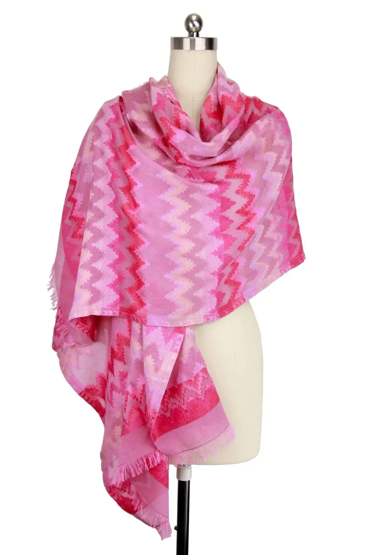 Zig Zag Woven Scarf