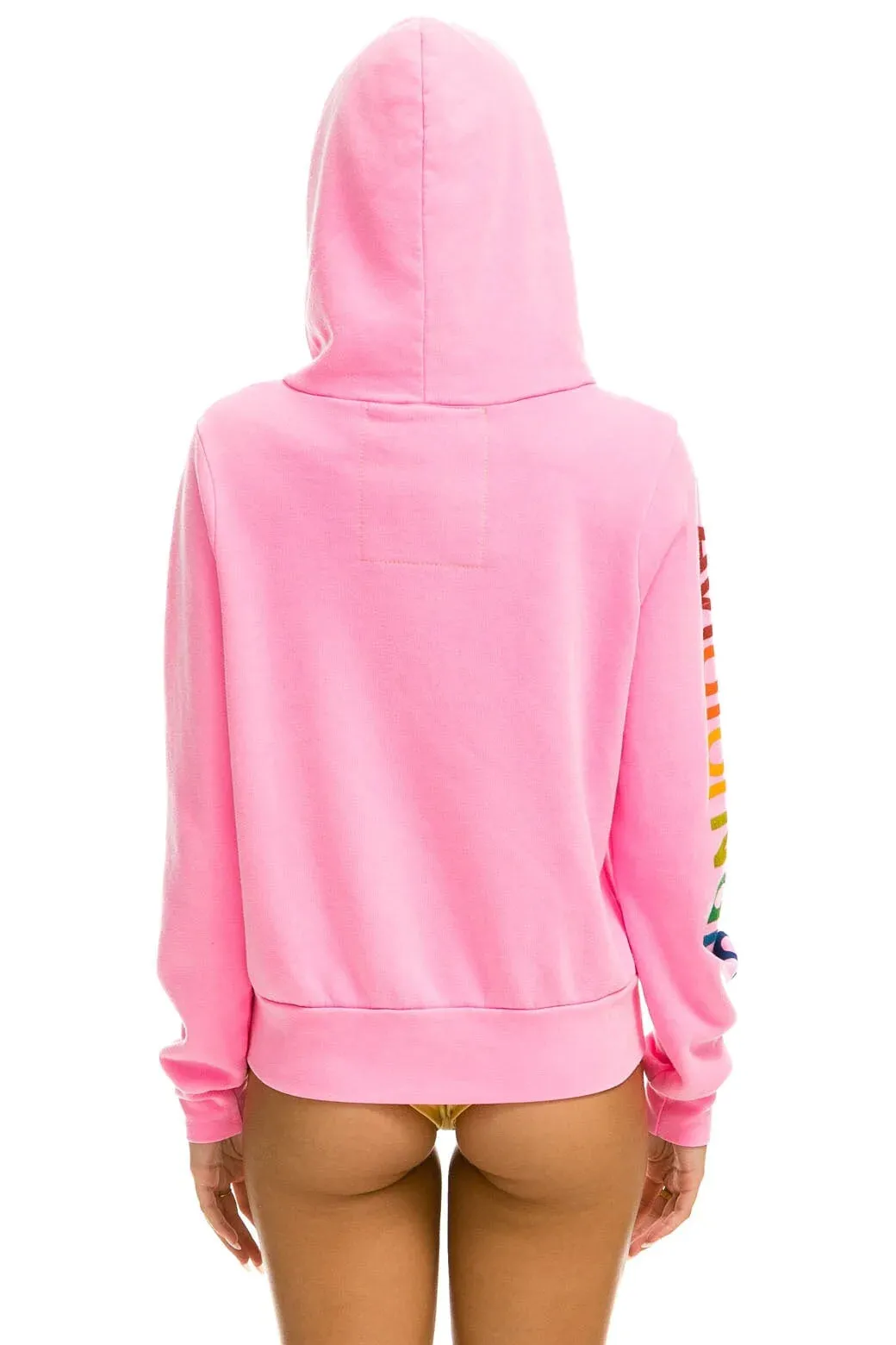 Zip Hoodie Neon Pink