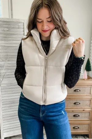 Zipper Puffer Vest