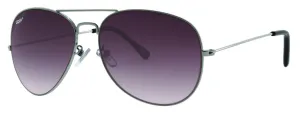 ZIPPO SUNGLASSES SILVER/PURPLE REVO GRADIENT LENSES