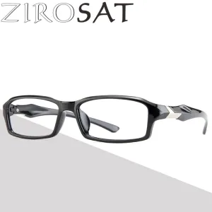 Zirosat Men's Full Rim Rectangle Tr 90 Sport Eyeglasses 6059