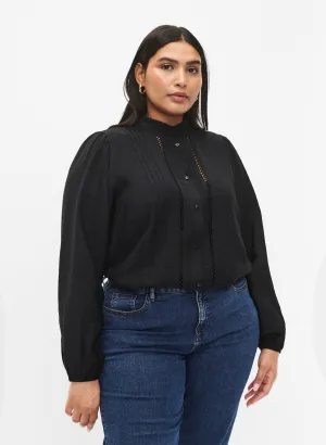 Zizzi Kam Black Blouse