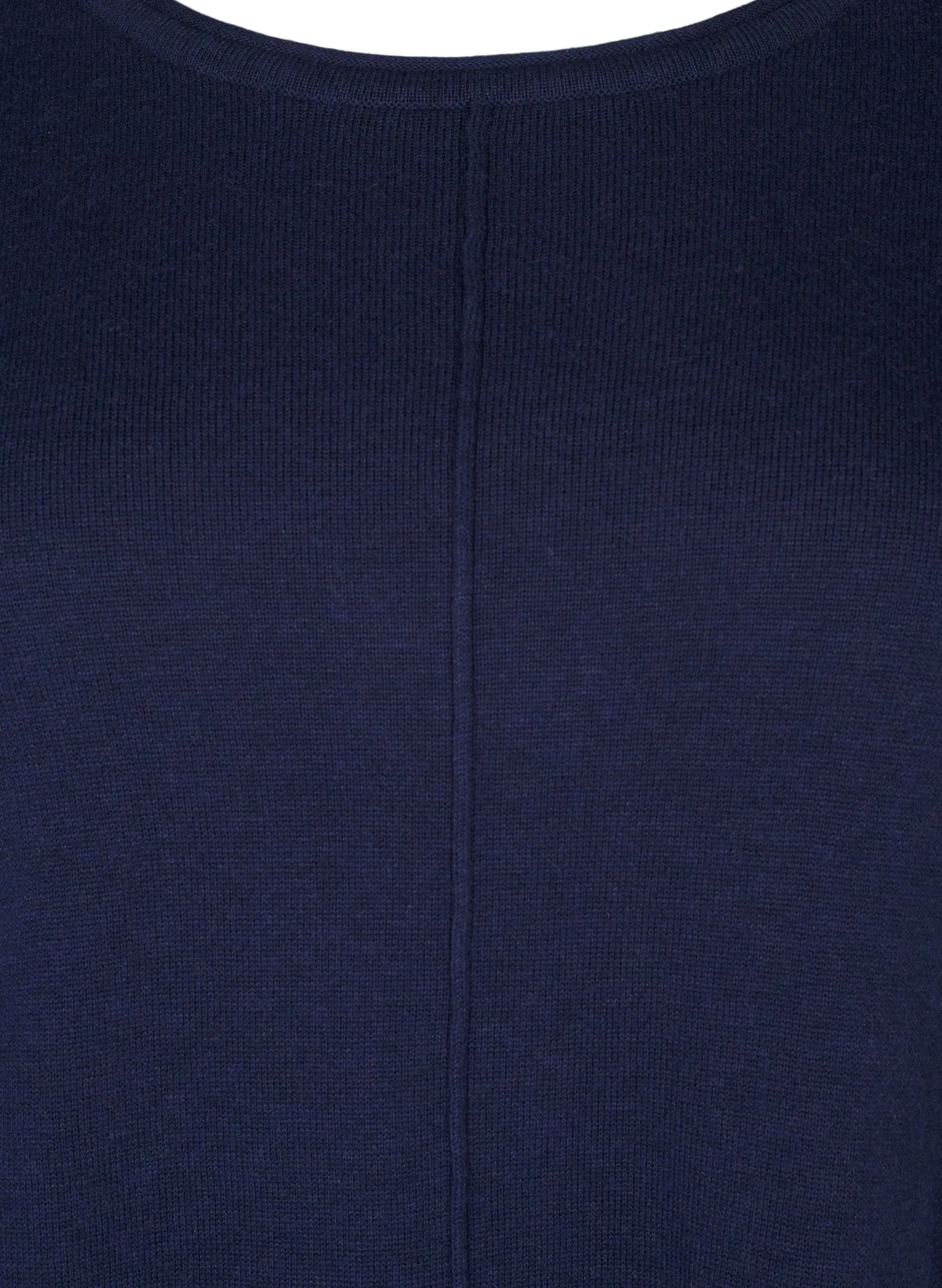 Zizzi Shape Knit Jumper in Navy