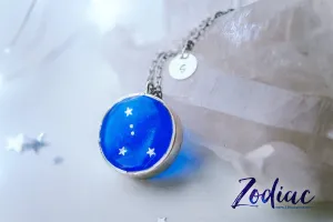 Zodiac jewelry, Cancer constellation necklace