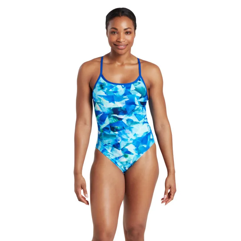 Zoggs Aqua Digital Sprintback Womens One Piece