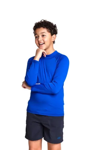 Zoggs Kids Bells Long Sleeve Sun Top - Blue